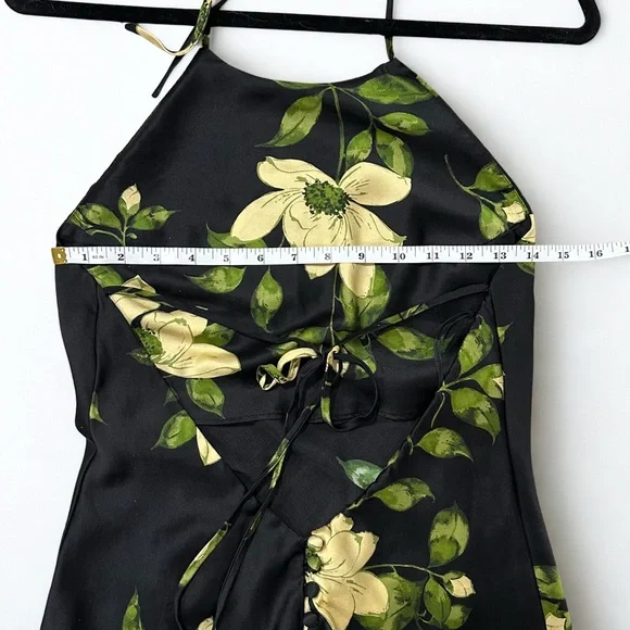 Reformation Jennis Silk Dress in Mood for Love Size Small 100% Silk Luxury EUC - Picture 7 of 12